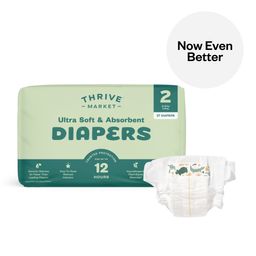 Ultra Soft & Absorbent Diapers, Size 2