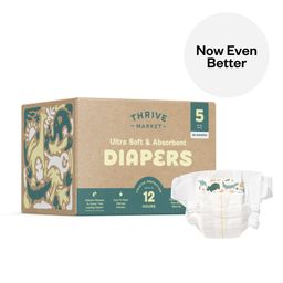 Value Size Ultra Soft & Absorbent Diapers, Size 5