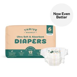 Ultra Soft & Absorbent Diapers, Size 6