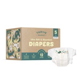 Value Size Ultra Soft & Absorbent Diapers, Size 5