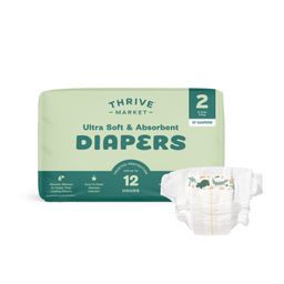 Ultra Soft & Absorbent Diapers, Size 2