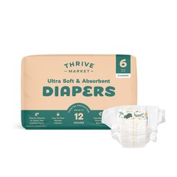 Ultra Soft & Absorbent Diapers, Size 6