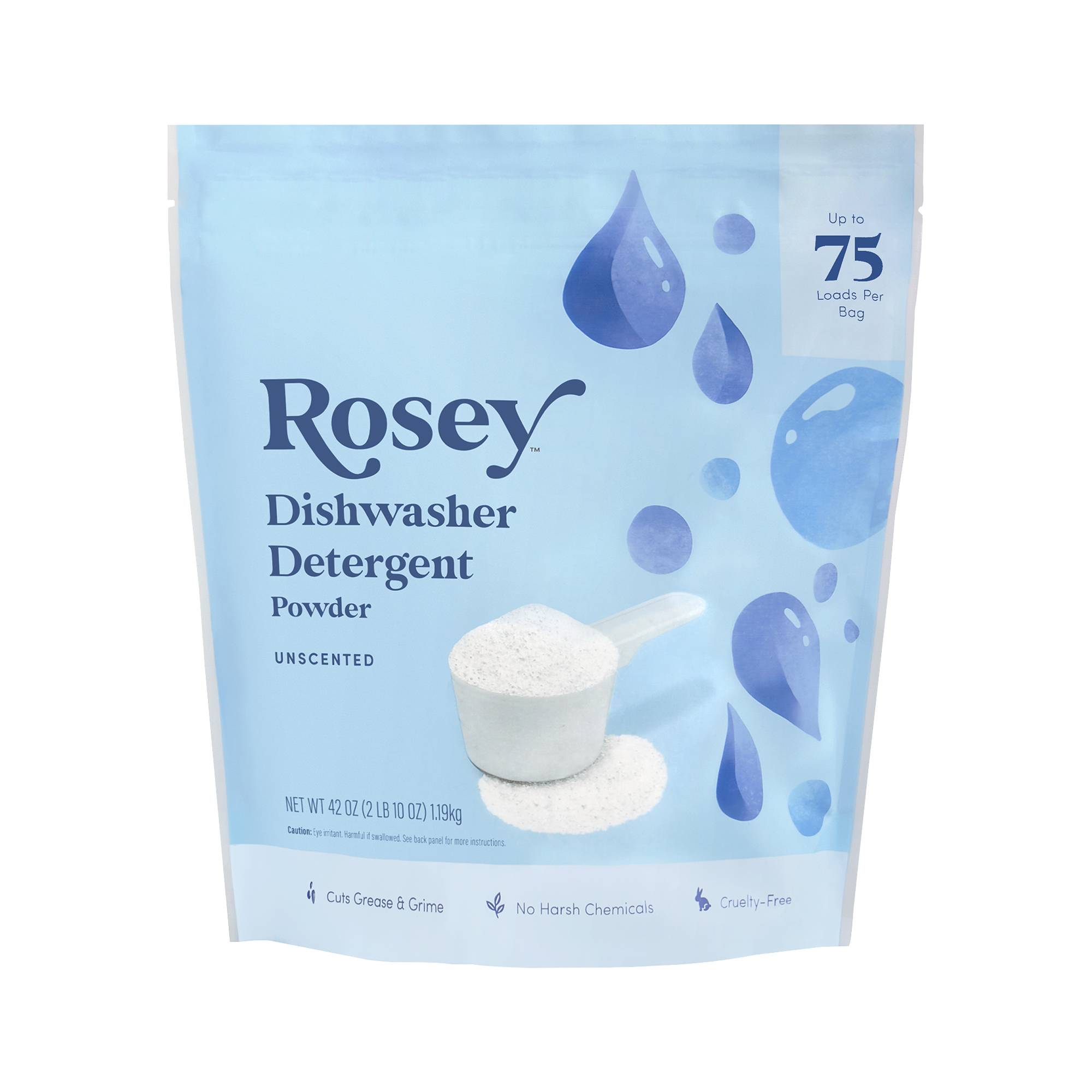 Dishwasher Detergent Powder, Unscented