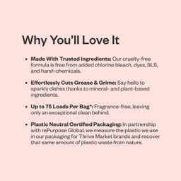 Dishwasher Detergent Powder, Unscented