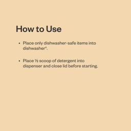 Dishwasher Detergent Powder, Fresh Lemon