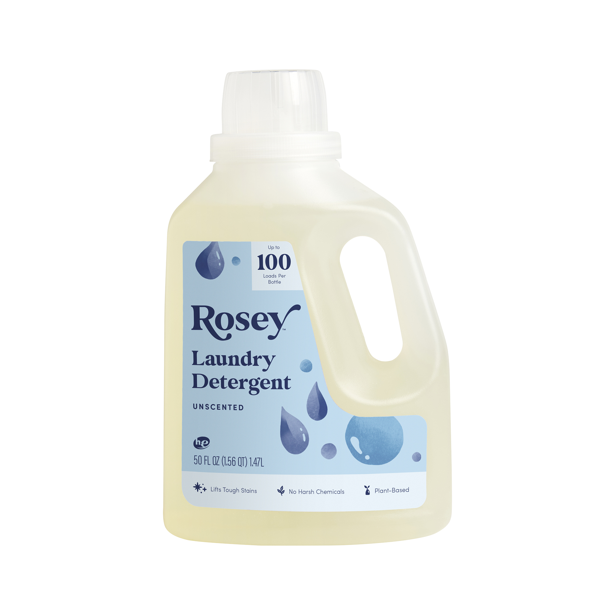 Rosey by Thrive Market Glass & Mirror Cleaner, Unscented 22 fl oz Bottle