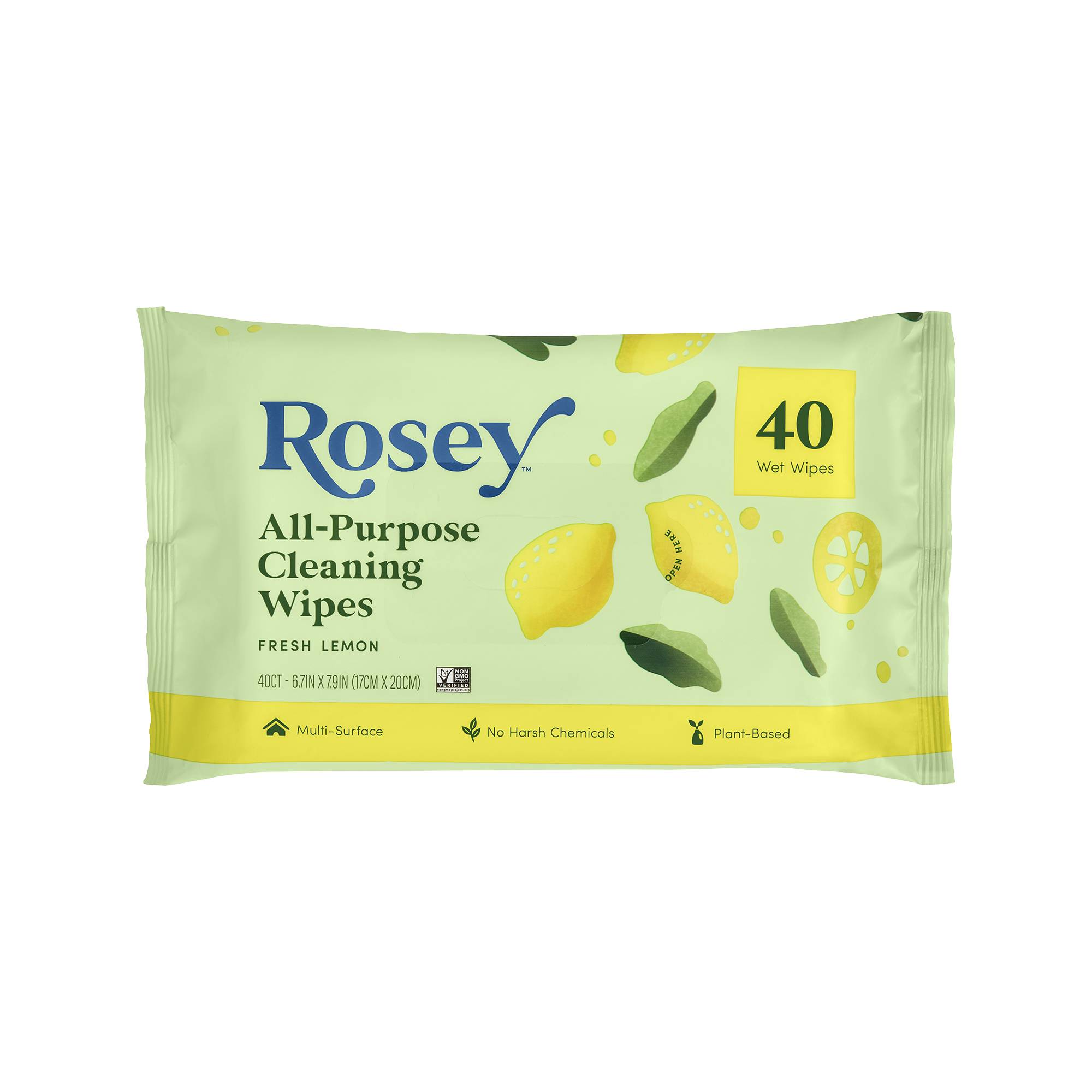 All-Purpose Cleaning Wipes, Fresh Lemon