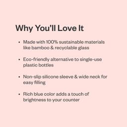 Reusable Glass Spray Bottle, Ocean