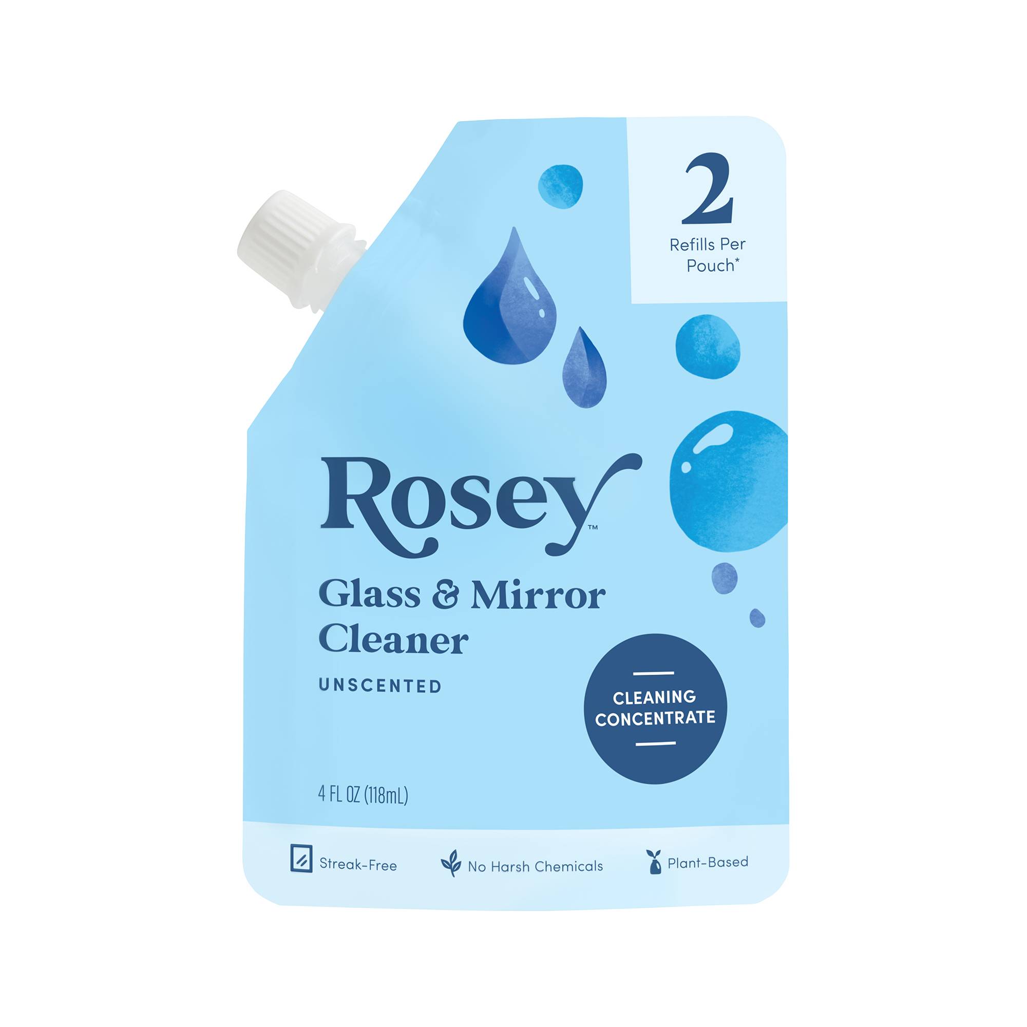 Glass & Mirror Cleaner Concentrate, Unscented