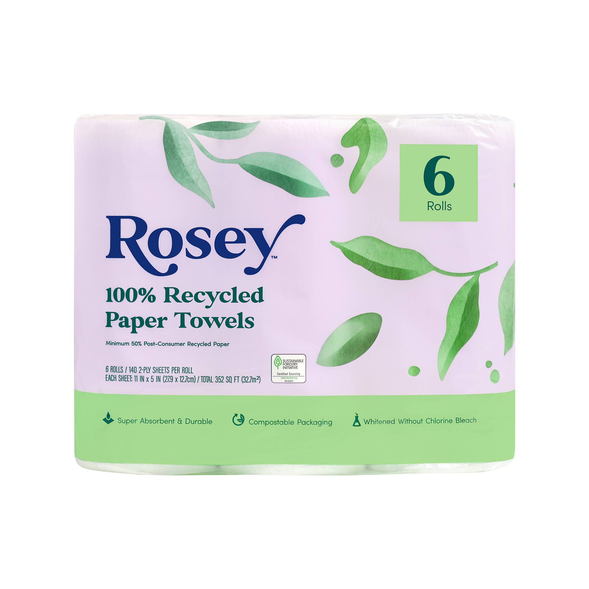 100% Recycled Paper Towels