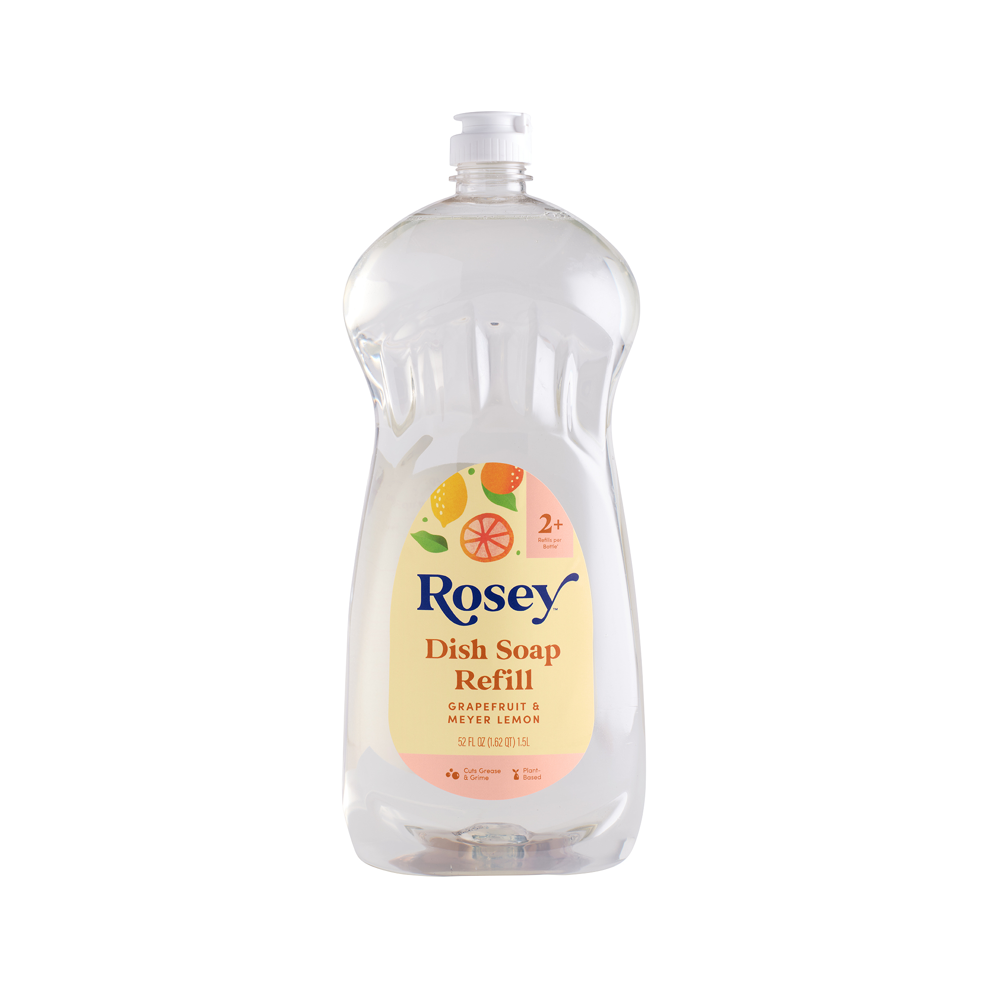 Rosey by Thrive Market Dish Soap Refill, Grapefruit & Meyer Lemon