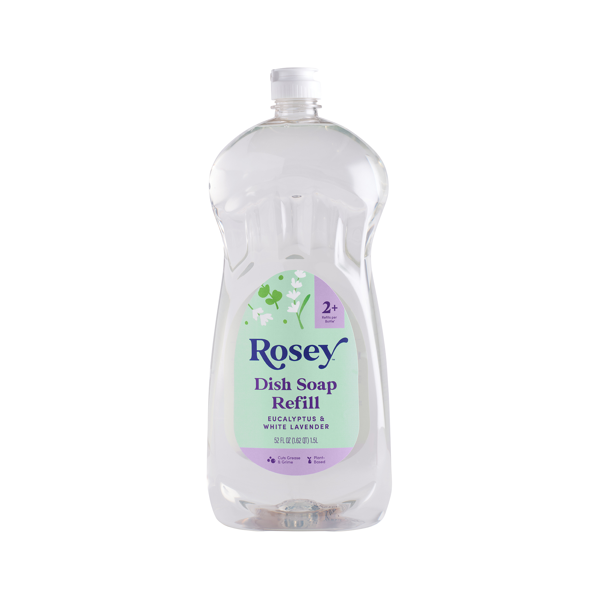 Rosey by Thrive Market Dish Soap Refill, Eucalyptus & White Lavender
