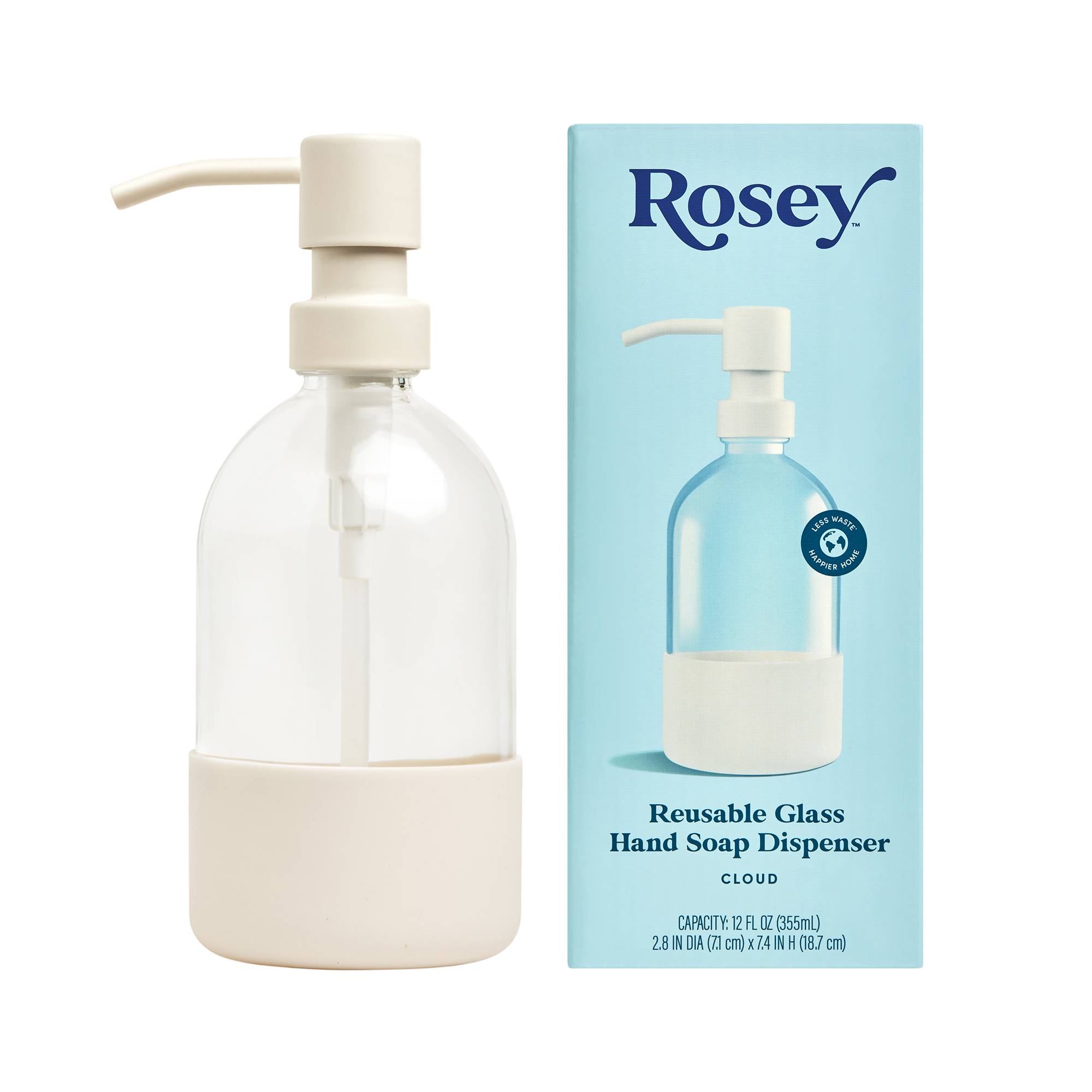 Reusable Glass Hand Soap Dispenser