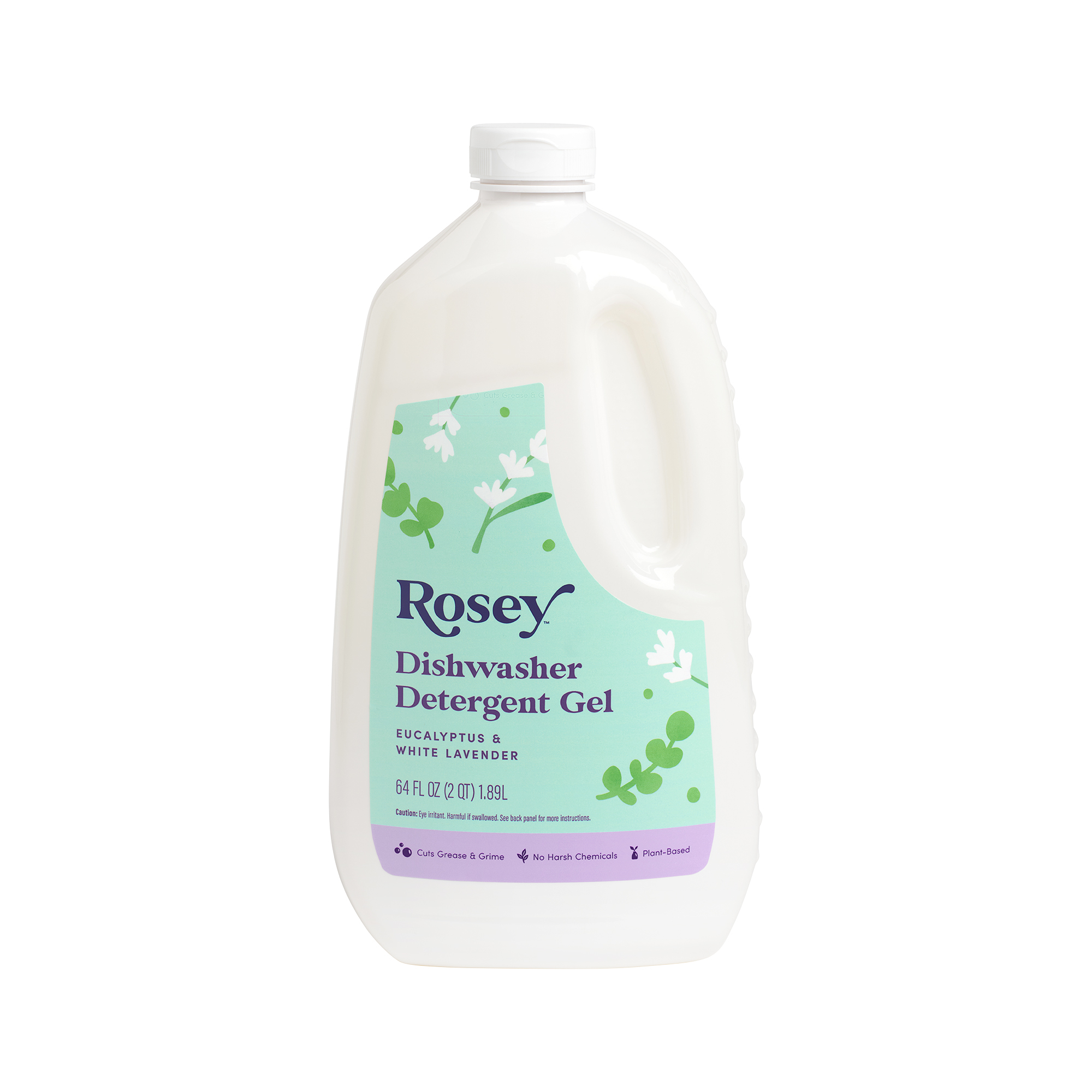 Rosey by Thrive Market Dishwasher Detergent Gel, Eucalyptus & White