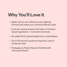 Laundry Detergent Powder, Free & Clear, Value Size