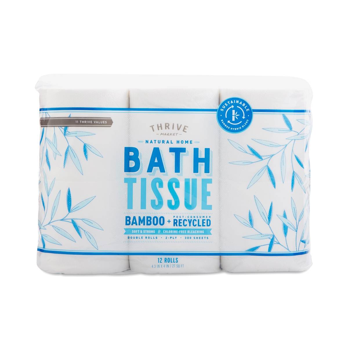 Bamboo Hybrid Bath Tissue Thrive Market