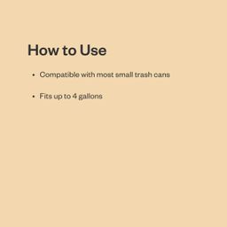 100% Reclaimed Plastic Small Trash Bags, 4 Gallon