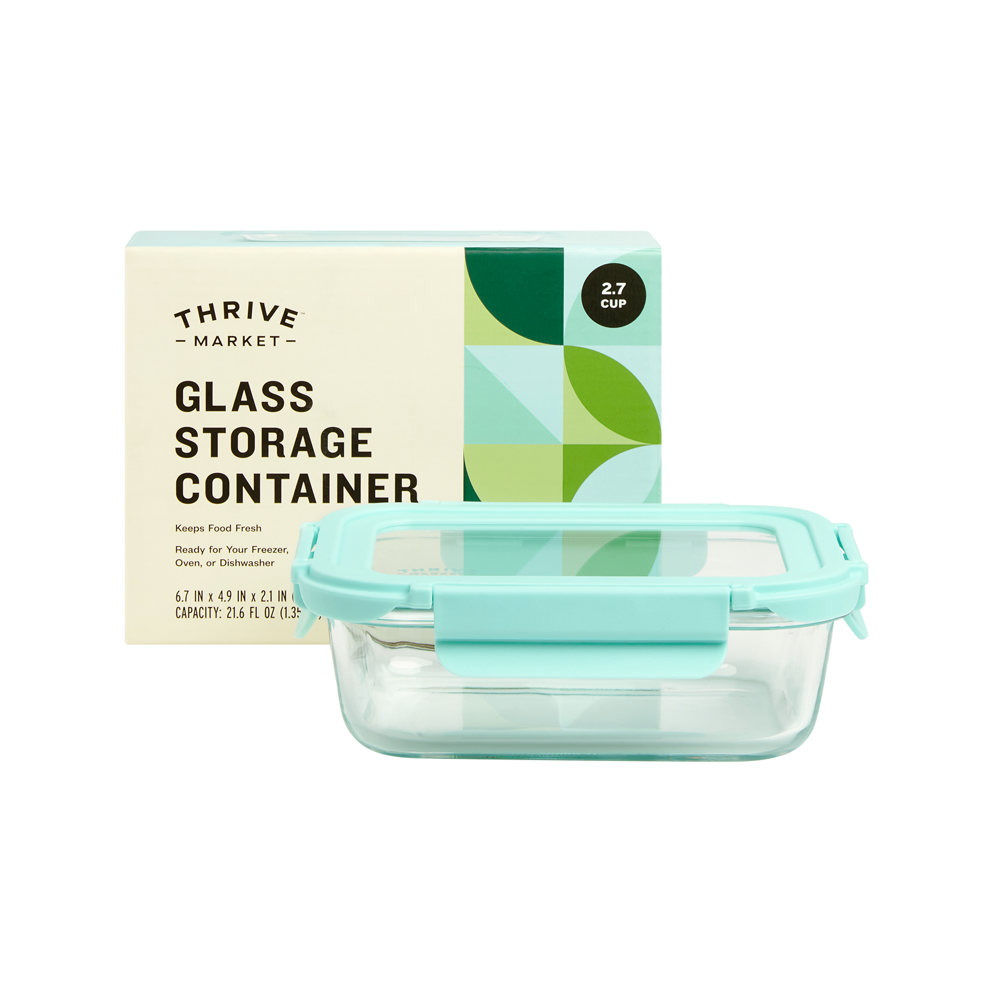 Thrive Market Brands Medium Glass Storage Container Thrive Market