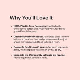 Reusable Beeswax Food Wraps