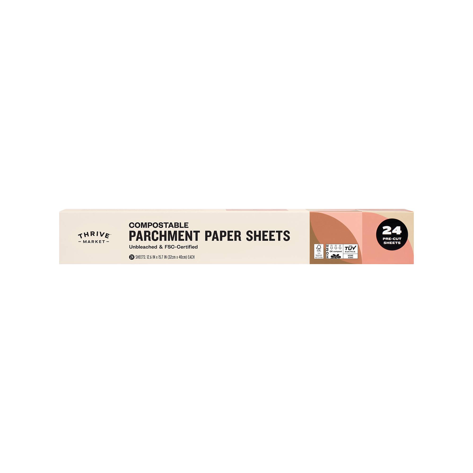 Compostable Parchment Paper Sheets