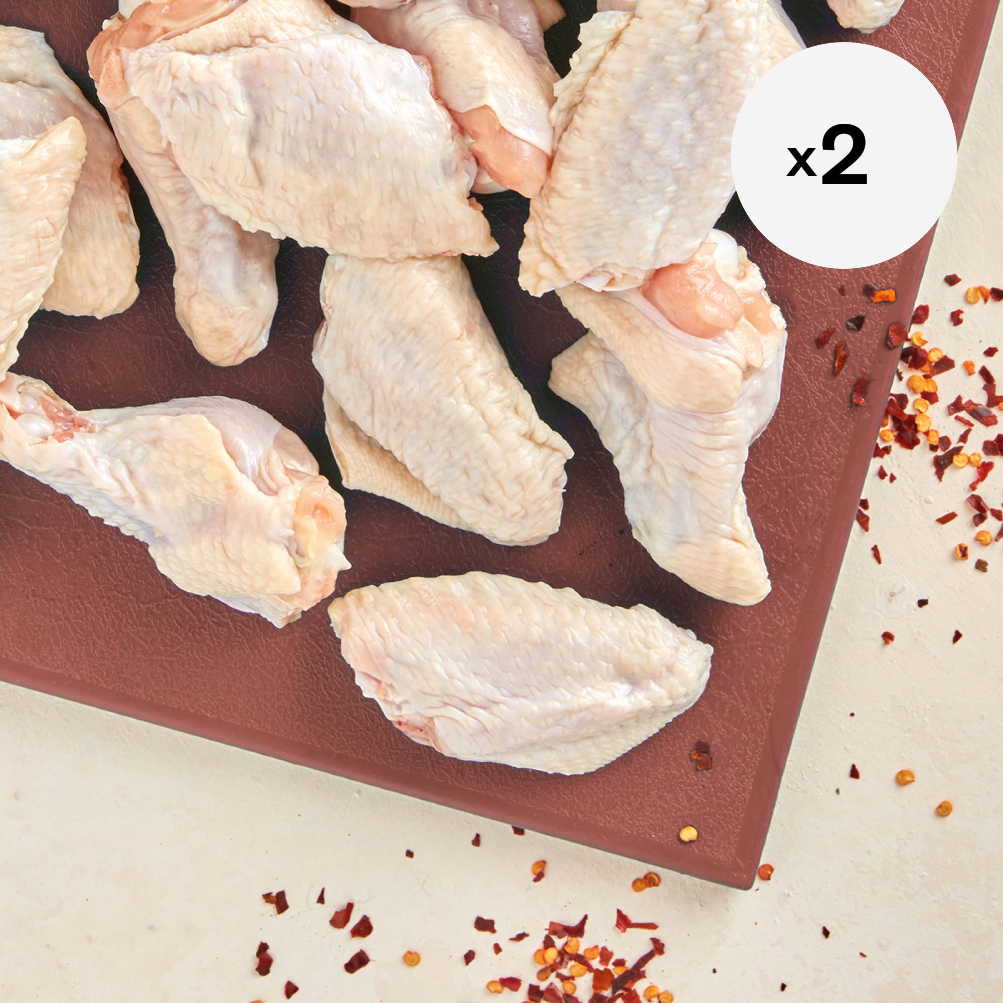 Organic Chicken Party Wings, 2 Pack