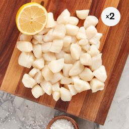 Wild-Caught Bay Scallops, 2 Pack