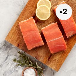 Wild-Caught Alaskan Sockeye Salmon, 2 Pack