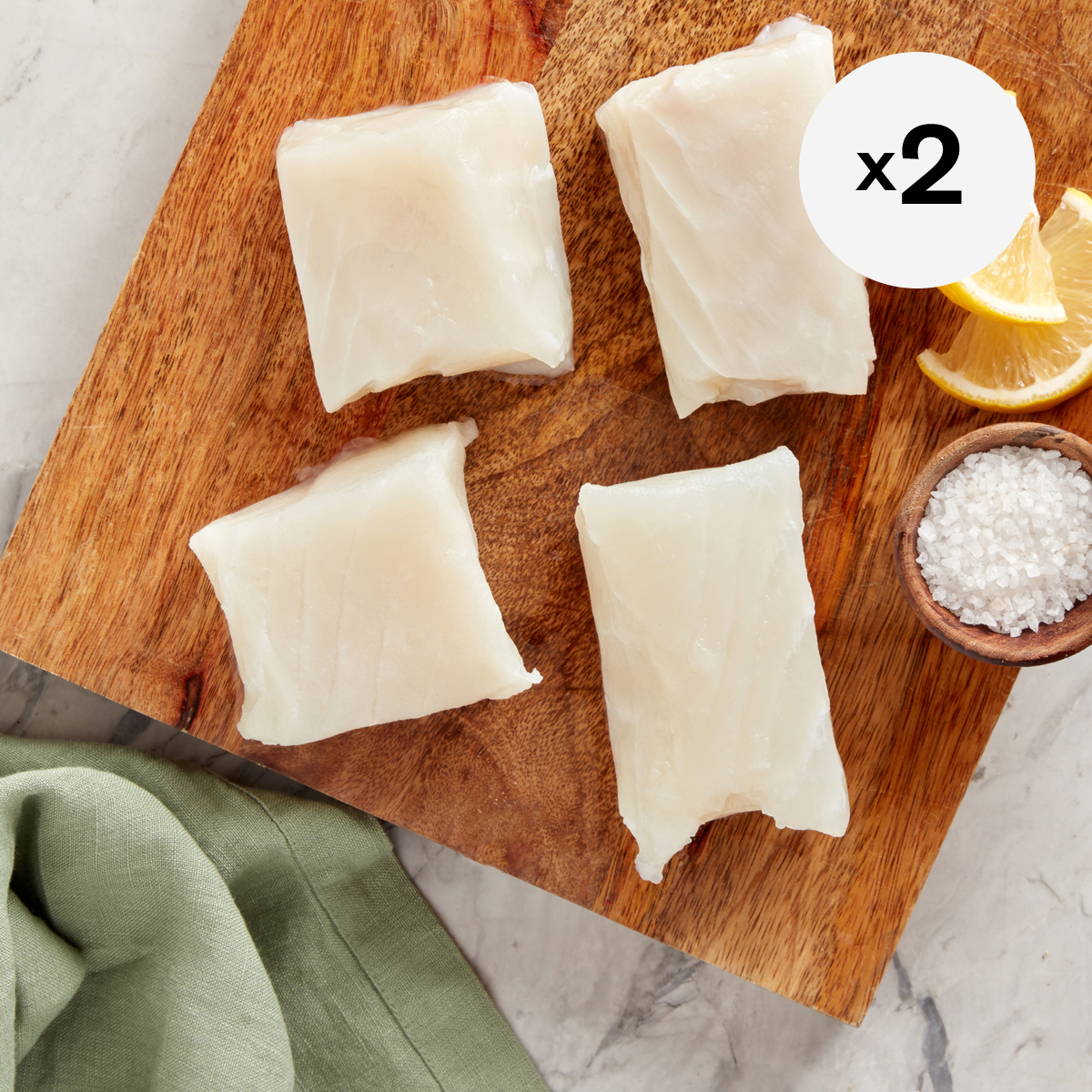 Save with Thrive Market Goods Wild-Caught Alaskan Halibut, 2 Pack ...