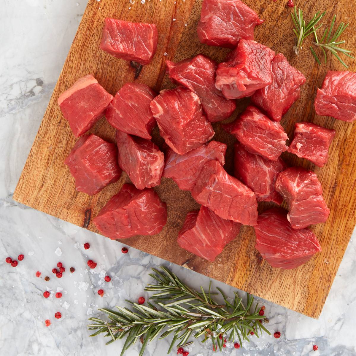 Grass-Fed Organic Diced Beef for Stewing