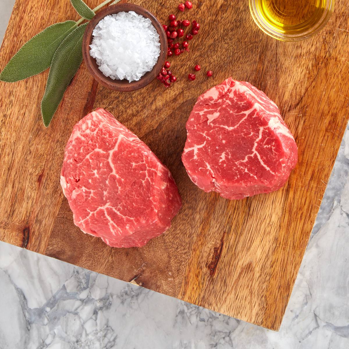 Grass-Fed Organic Beef Tenderloin Steaks
