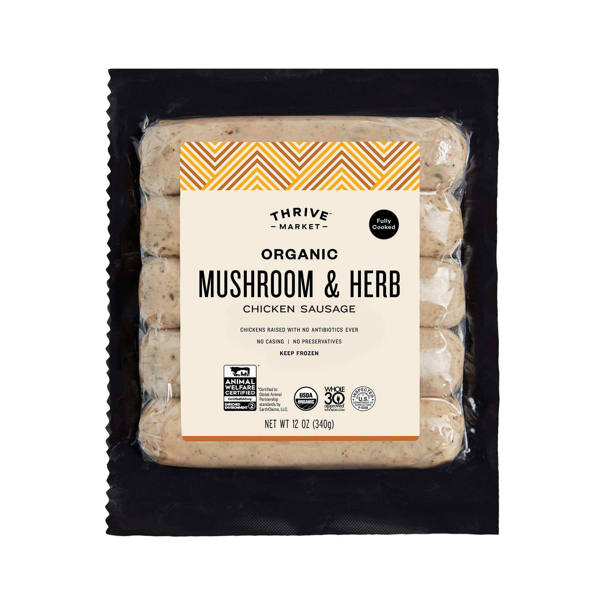 Organic Mushroom & Herb Chicken Sausage