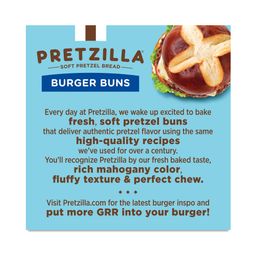 Soft Pretzel Burger Buns