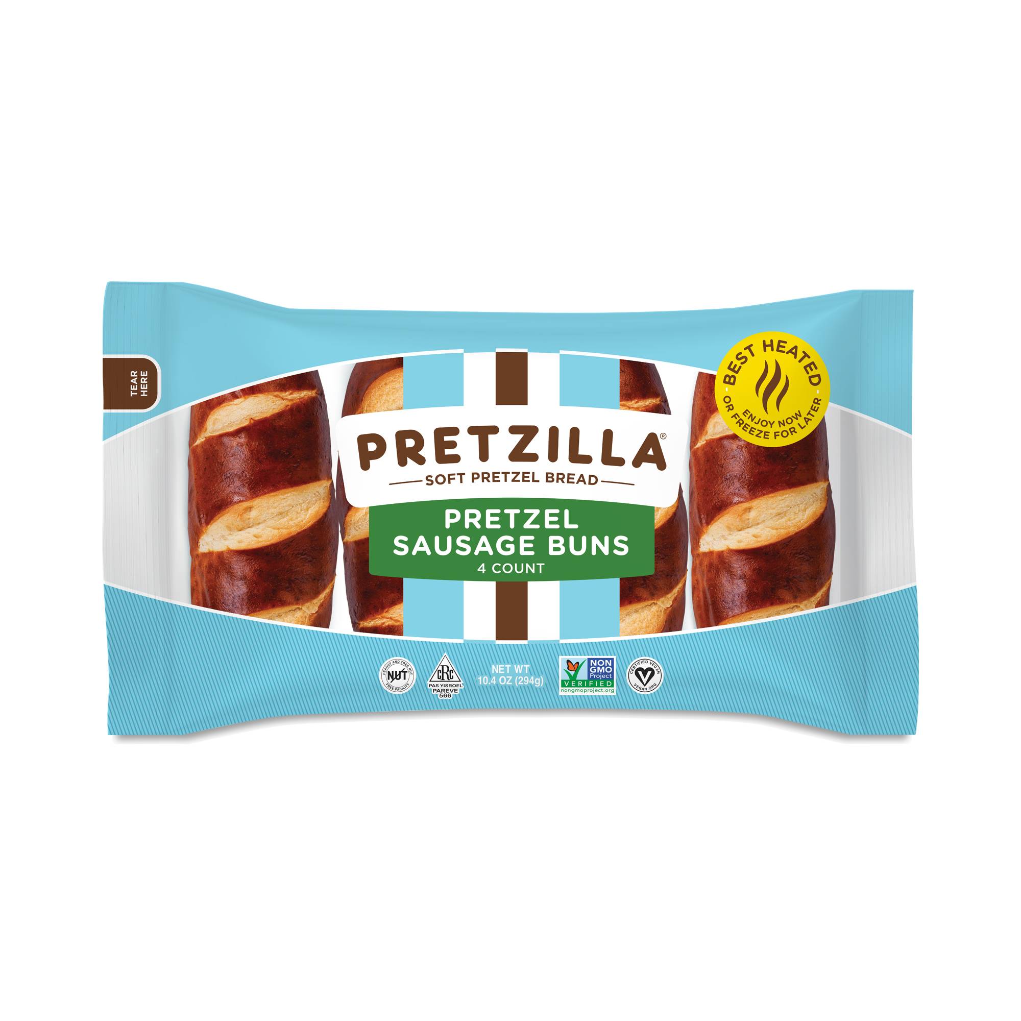 Soft Pretzel Sausage Buns