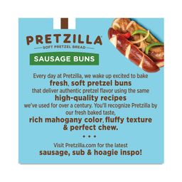 Soft Pretzel Sausage Buns