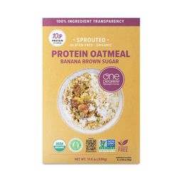Sprouted Gluten Free Instant Protein Oatmeal, Banana Brown Sugar