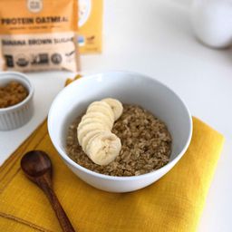 Sprouted Gluten Free Instant Protein Oatmeal, Banana Brown Sugar