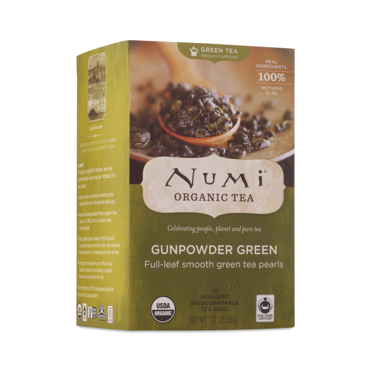 Organic Gunpowder Green Tea by Numi Thrive Market