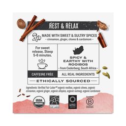 Organic Herbal Teasan, Rooibos Chai