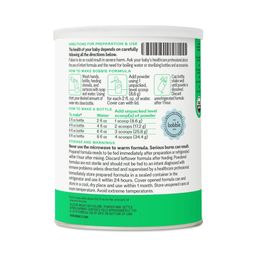 Organic Infant Formula Milk-Based Powder With Iron