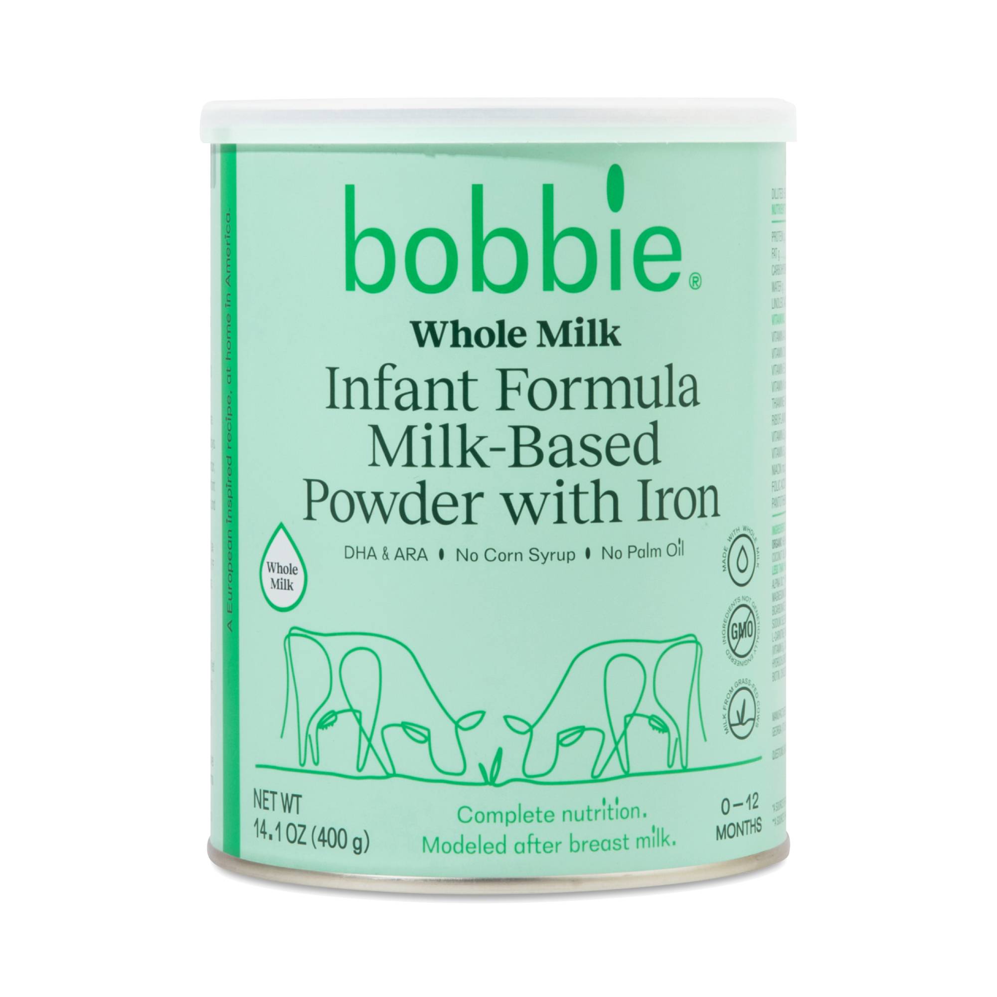 Grass-Fed Whole Milk Infant Formula Powder With Iron