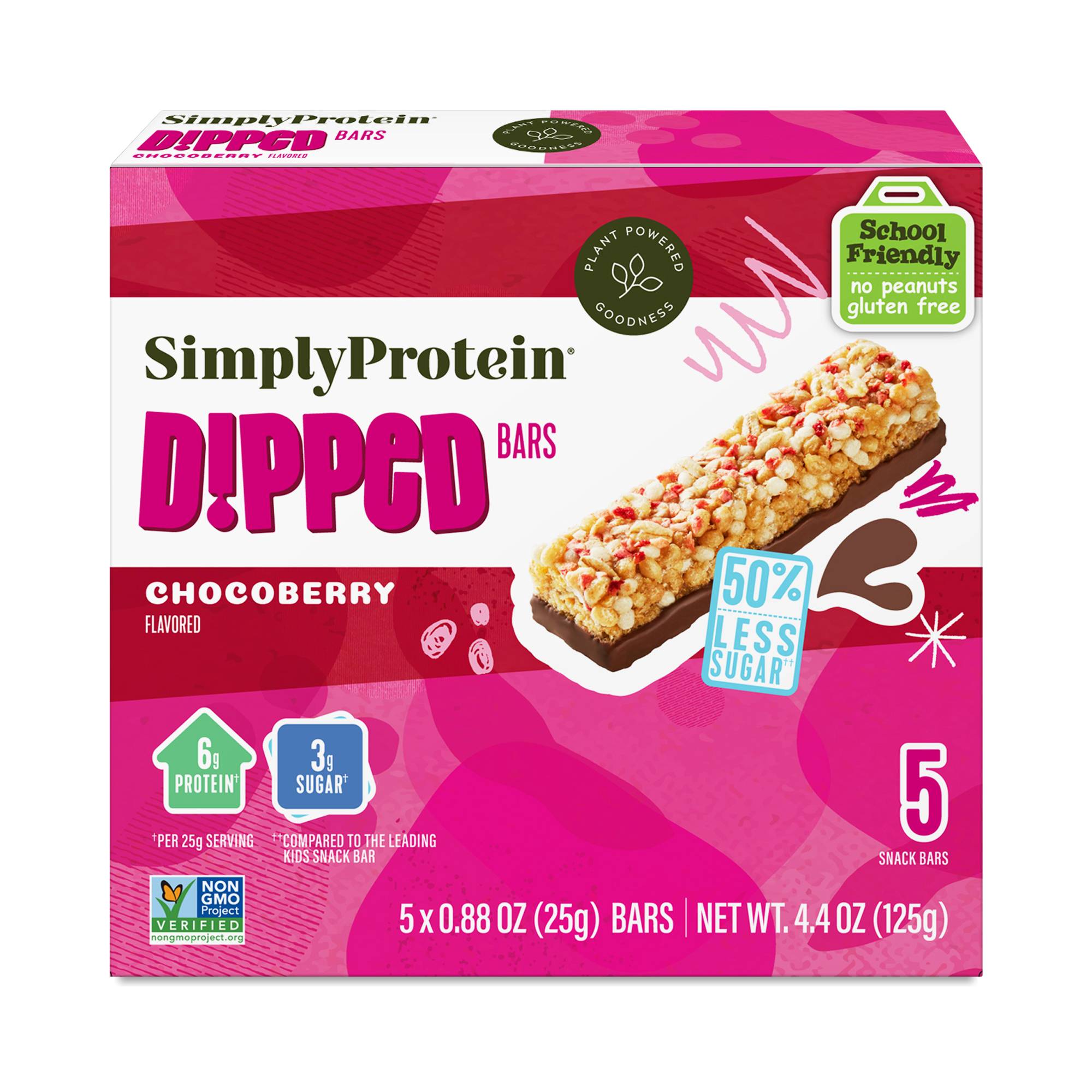 Dipped Snack Bars, Chocoberry