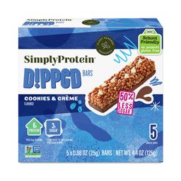 Dipped Snack Bars, Cookies & Crème