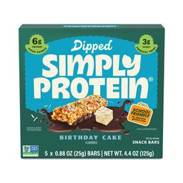 Dipped Snack Bars, Birthday Cake