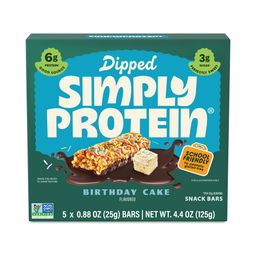 Dipped Snack Bars, Birthday Cake