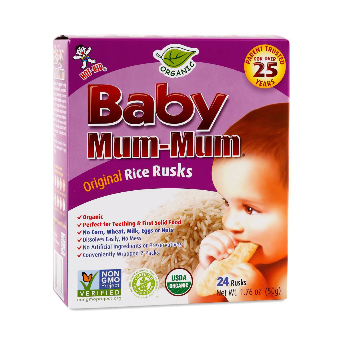 Original Baby MumMum Organic Rice Biscuits Thrive Market