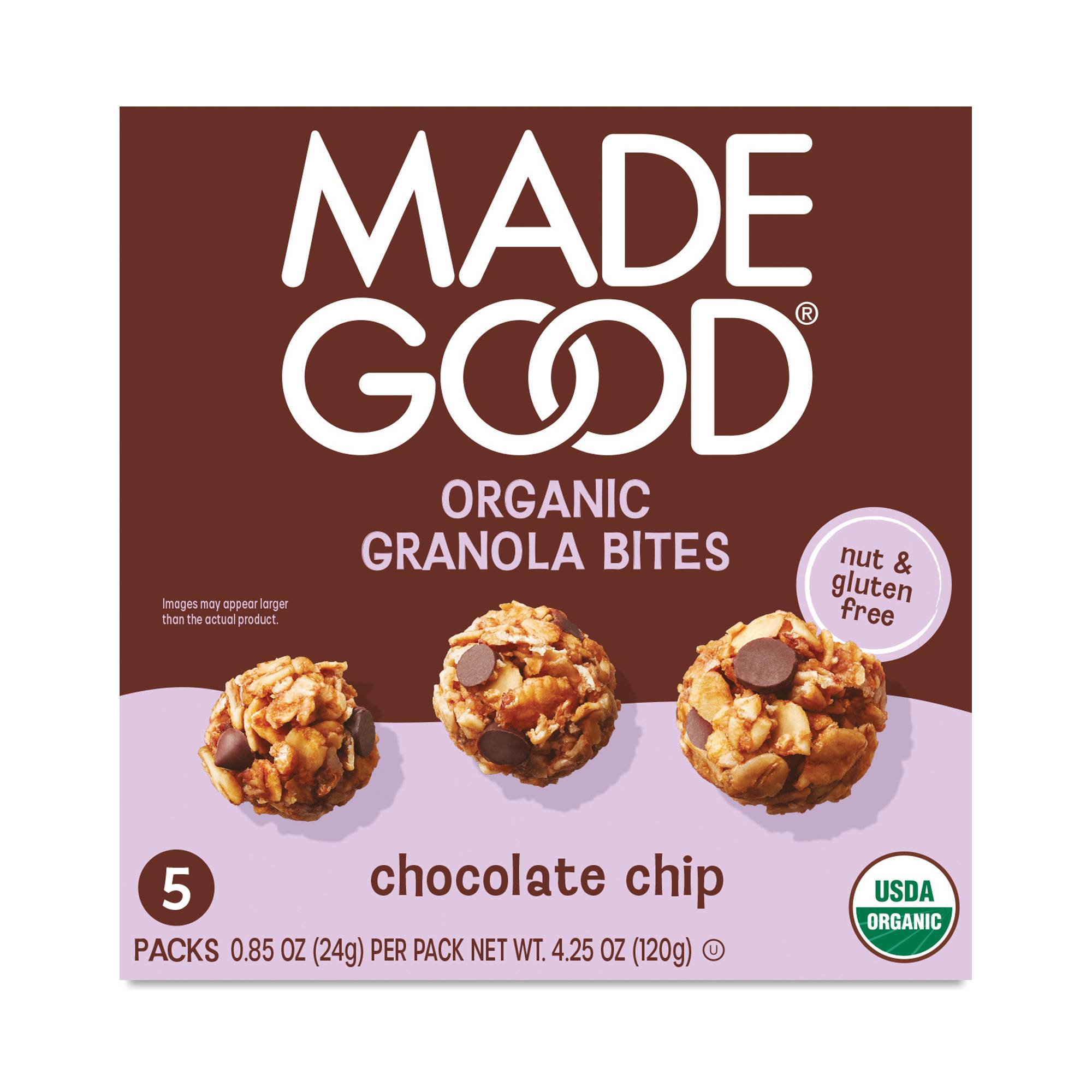 Organic Granola Bites, Chocolate Chip