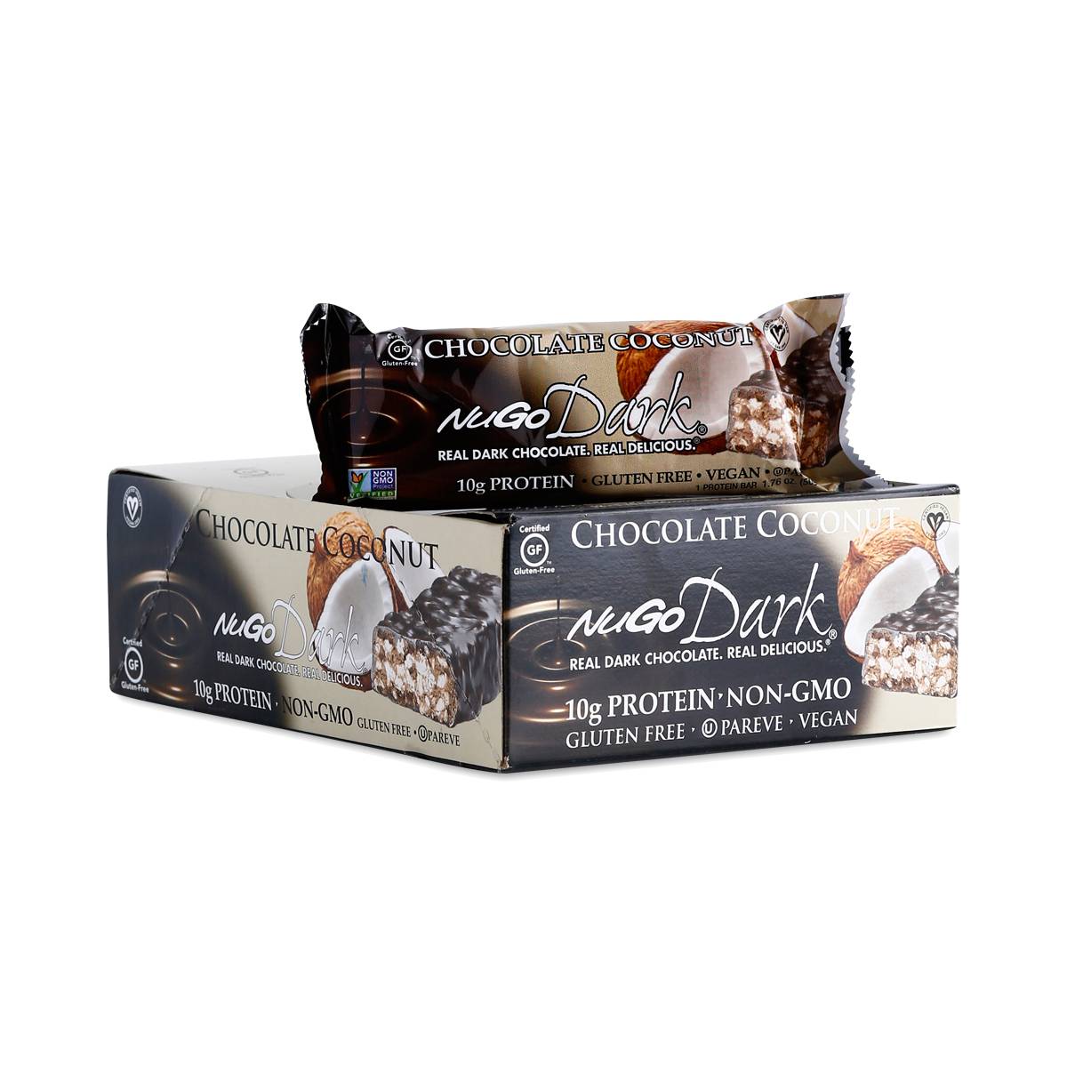 Nugo Dark Chocolate Coconut Protein Bars Thrive Market