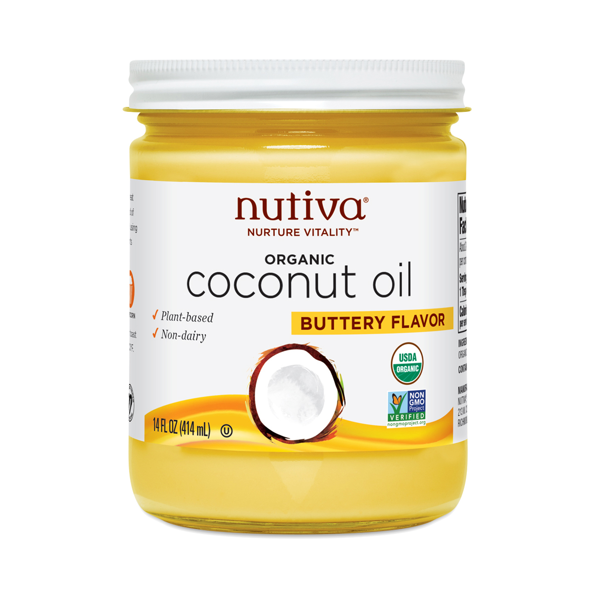 Nutiva Coconut Oil Butter Flavored Thrive Market 