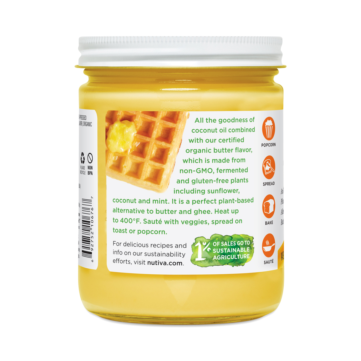 Nutiva Coconut Oil, Butter Flavored Thrive Market