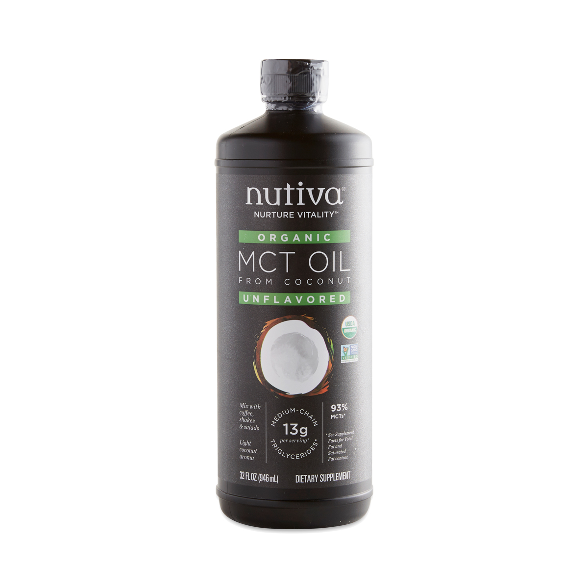 Nutiva MCT Oil 32 fl oz bottle